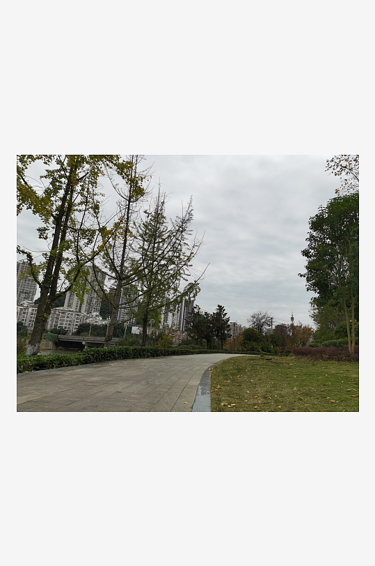 舒适的休闲城市环境-众图网