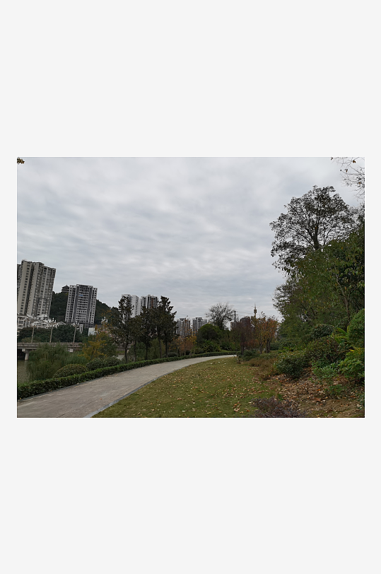 舒适的休闲城市环境-众图网