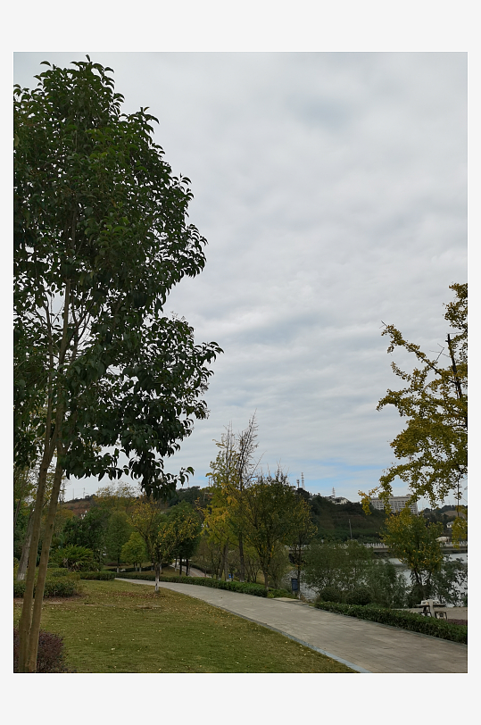 清新舒适的户外环境-众图网