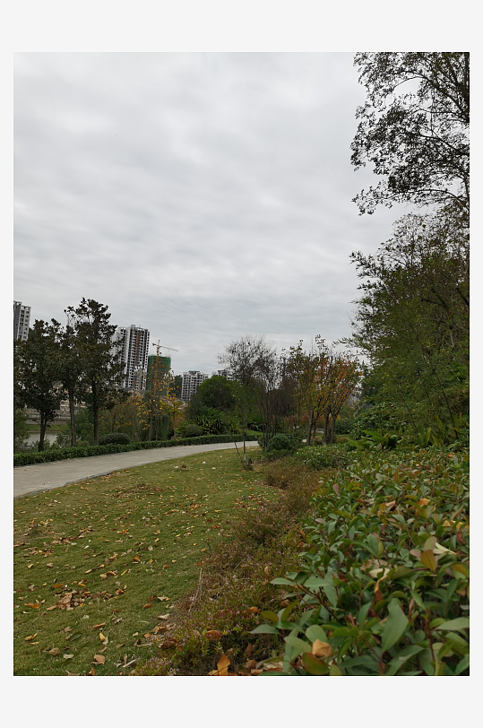 清新舒适的户外环境-众图网