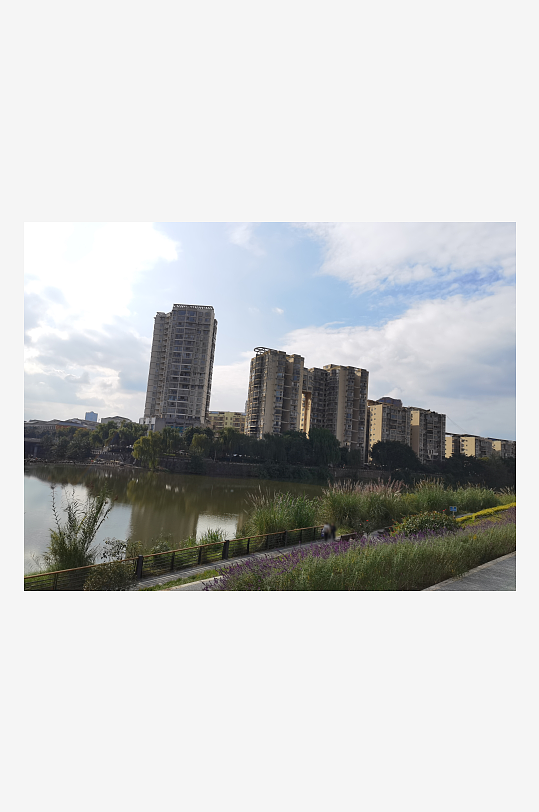 清新舒适的生活公园-众图网