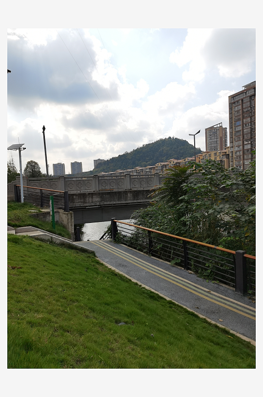 清新舒适的生活公园-众图网