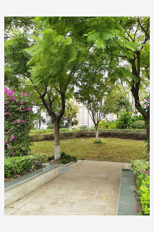 舒适宜居的户外环境-众图网