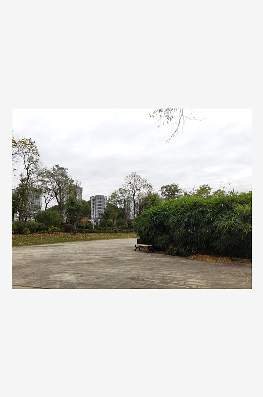 悠闲宜居的户外环境-众图网