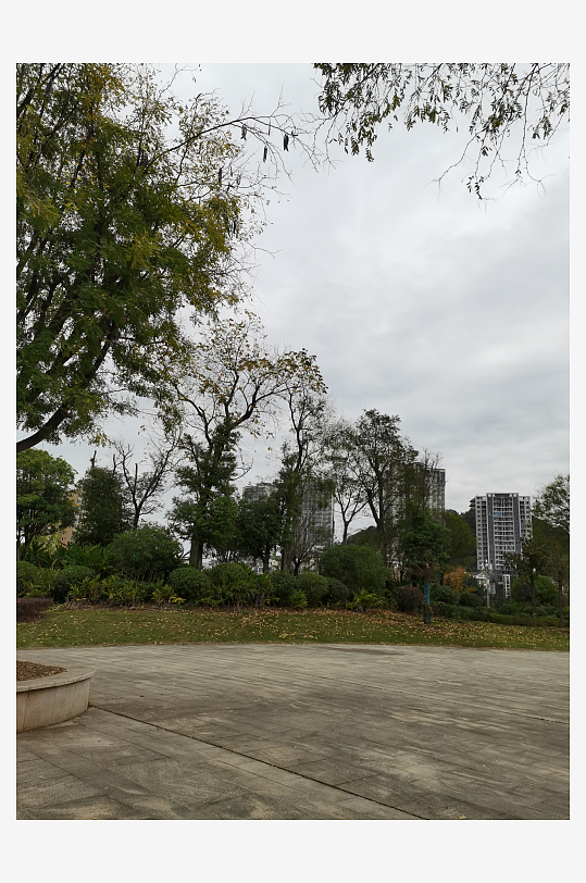 悠闲宜居的户外环境-众图网