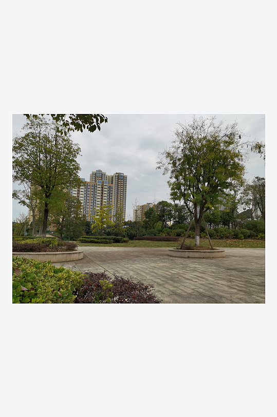 悠闲宜居的户外环境-众图网