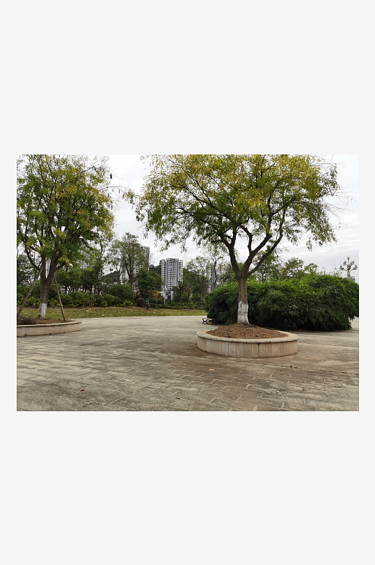 悠闲宜居的户外环境-众图网