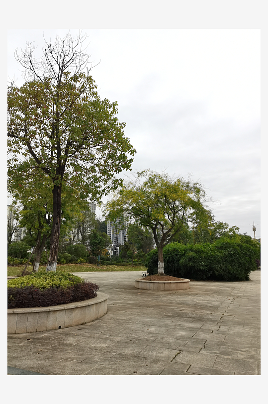 悠闲宜居的户外环境-众图网