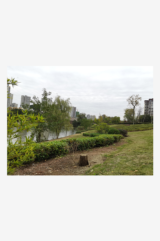 舒适宜居的休闲公园环境-众图网