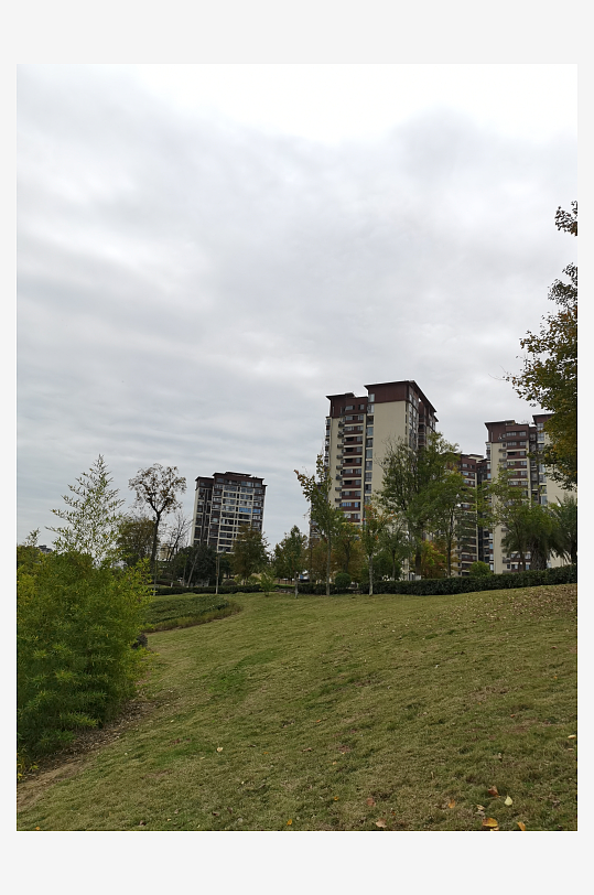 舒适宜居的休闲公园环境-众图网