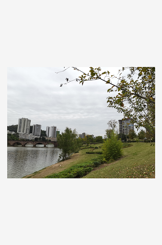 舒适宜居的公园环境-众图网