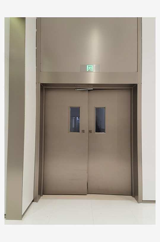 商场安全通道特写-众图网