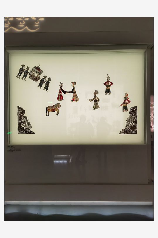 博物錧内皮影陈列展示-众图网