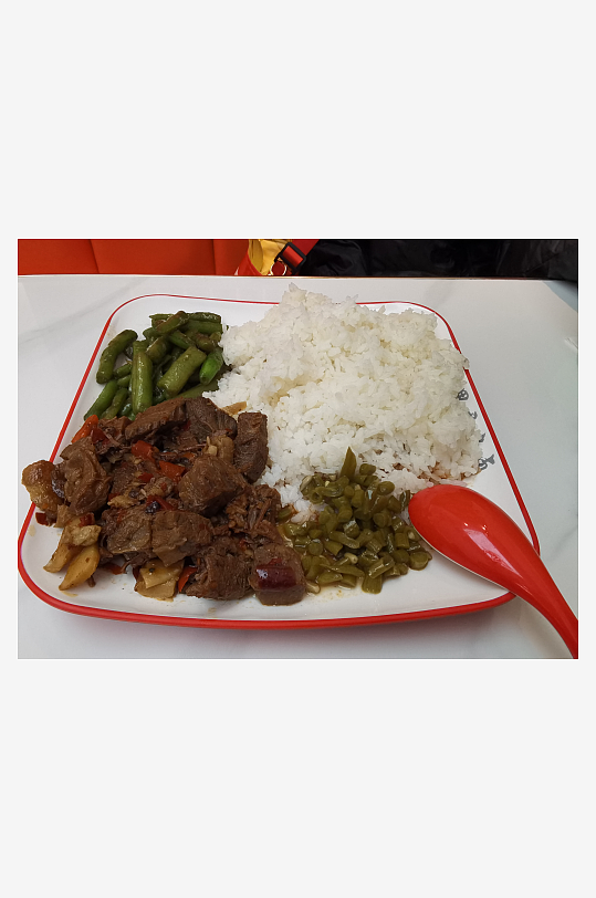 美味营养牛肉套饭-众图网