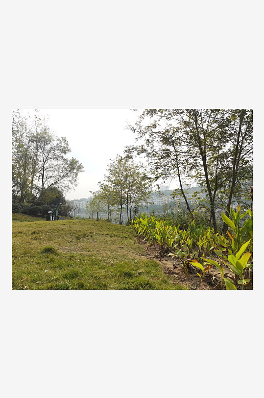 休闲宜居的城市公园-众图网