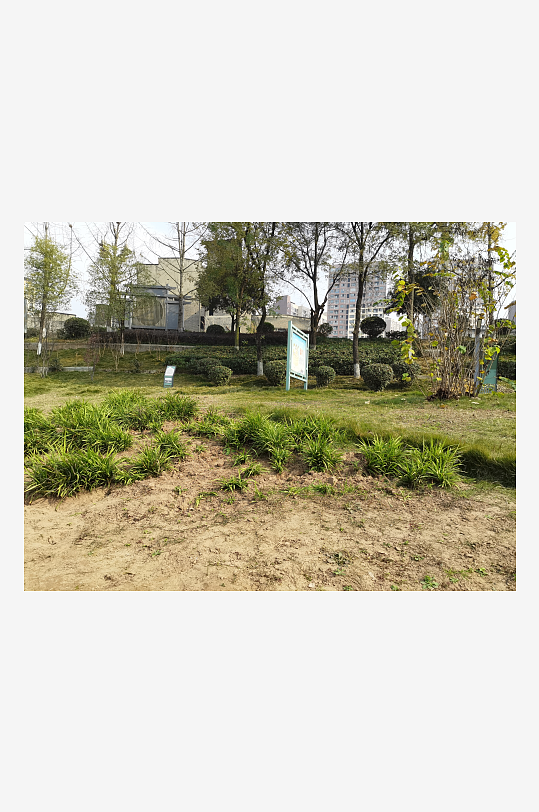 舒适宜居的城市公园-众图网