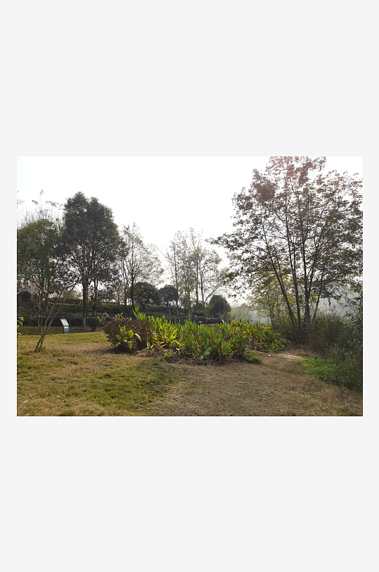 舒适宜居的城市公园-众图网