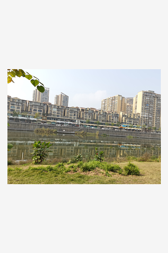 舒适宜居的城市公园-众图网