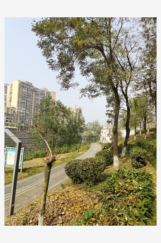 清新自然的城市公园-众图网