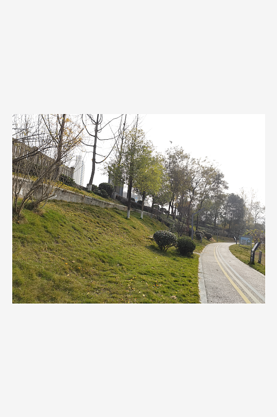 清新舒适的城市公园-众图网