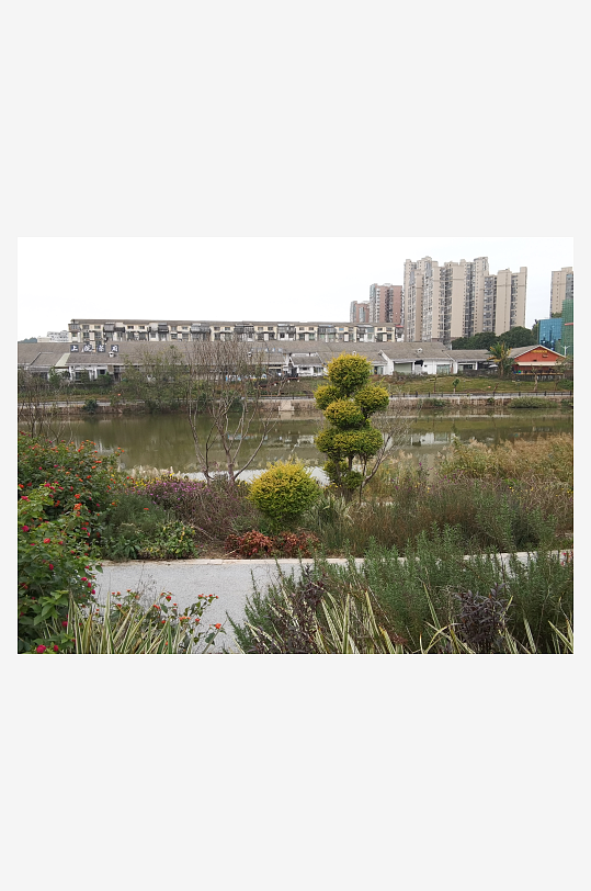 城市户外休闲场所-众图网