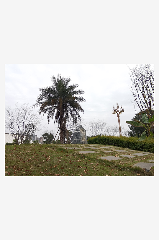 城市公园悠闲生活环境-众图网