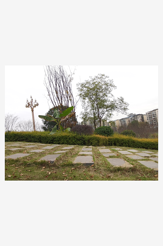 城市公园悠闲生活环境-众图网