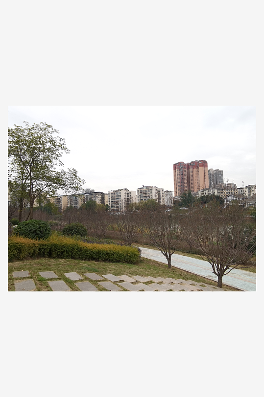 城市公园悠闲生活环境-众图网