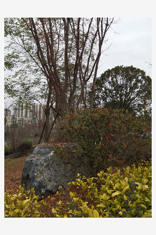 城市公园悠闲生活环境-众图网