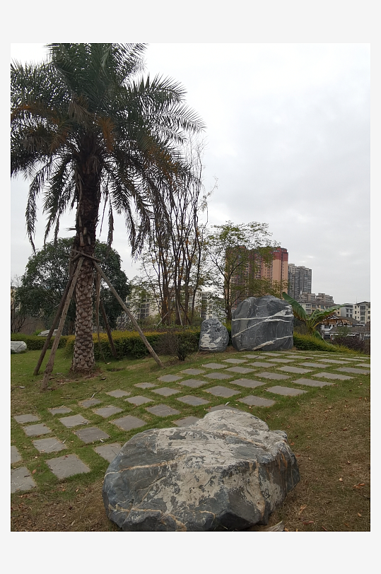 休闲公园生活环境-众图网