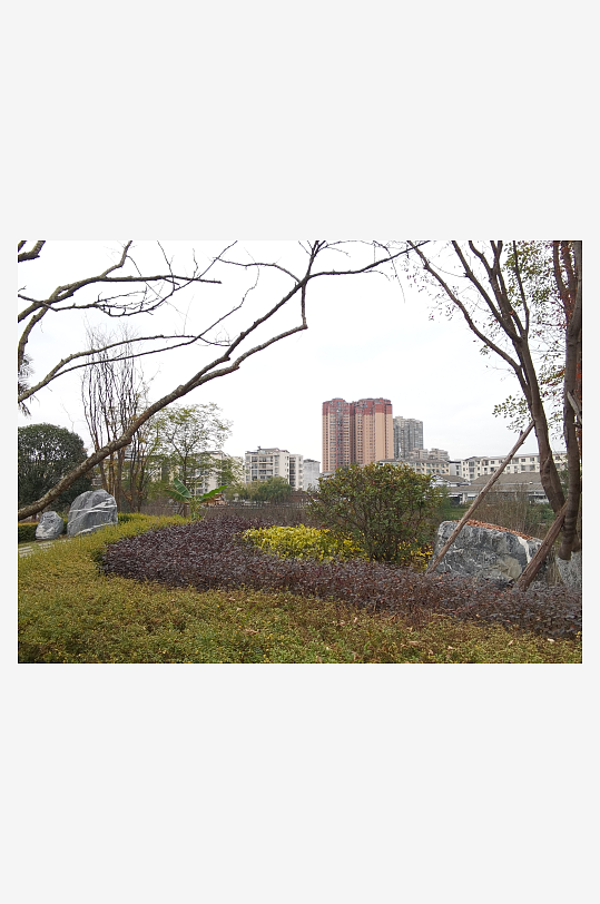 生活公园休闲环境-众图网