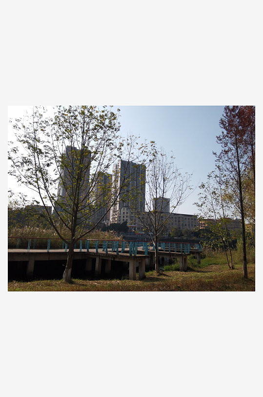 城市户外休闲场所-众图网