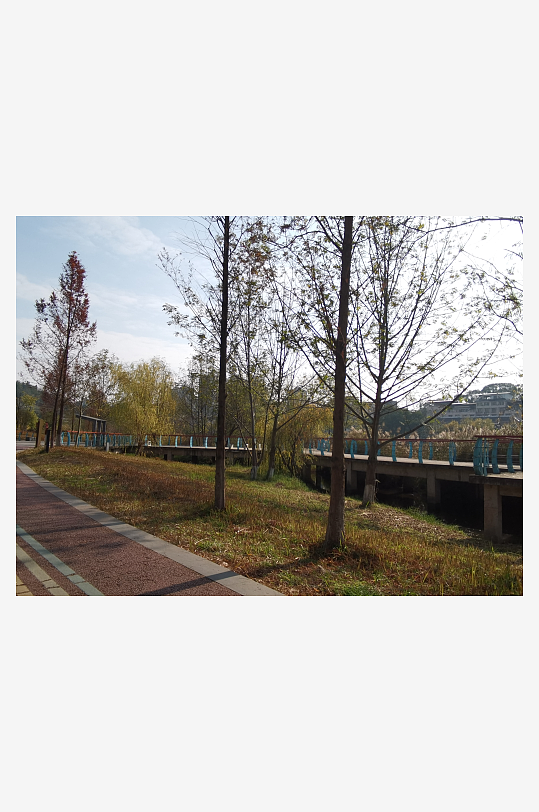 城市户外休闲场所-众图网