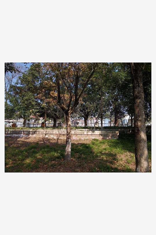 城市公园休闲场所-众图网