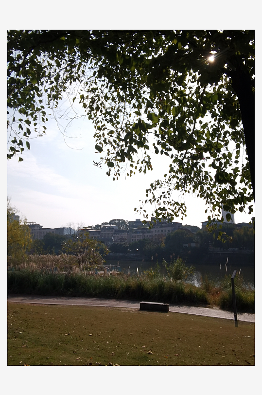 城市公园休闲环境-众图网