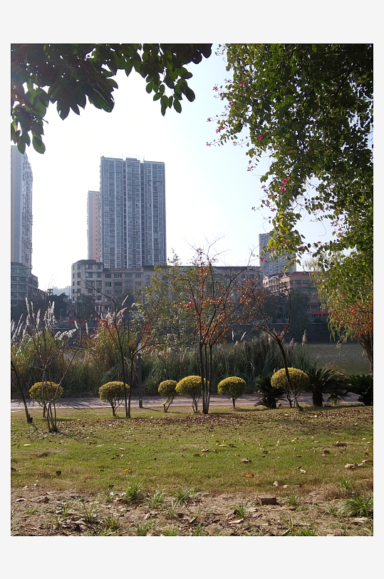 城市户外休闲场所-众图网