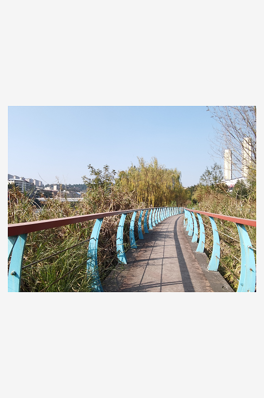 休闲宜居的城市公园-众图网