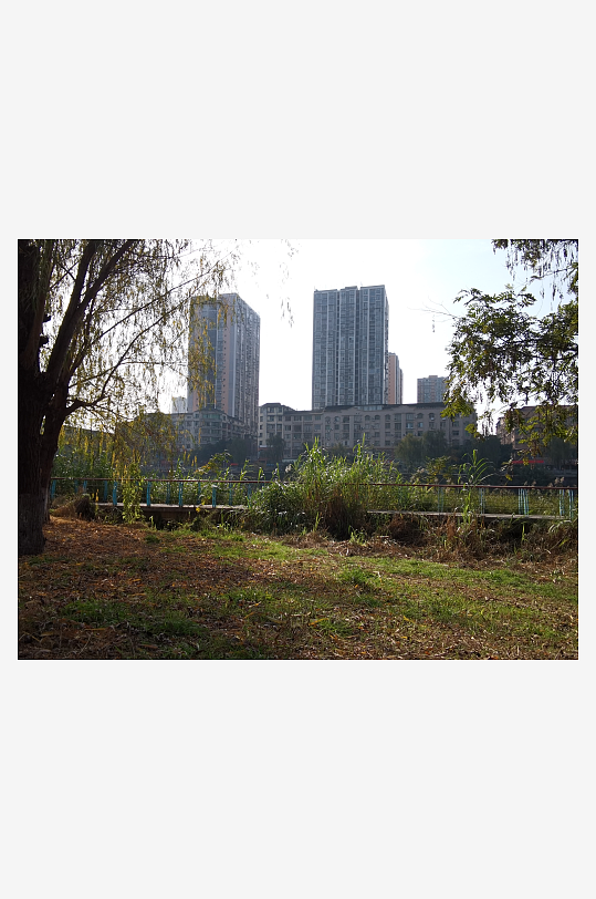 休闲宜居的舒适公园-众图网