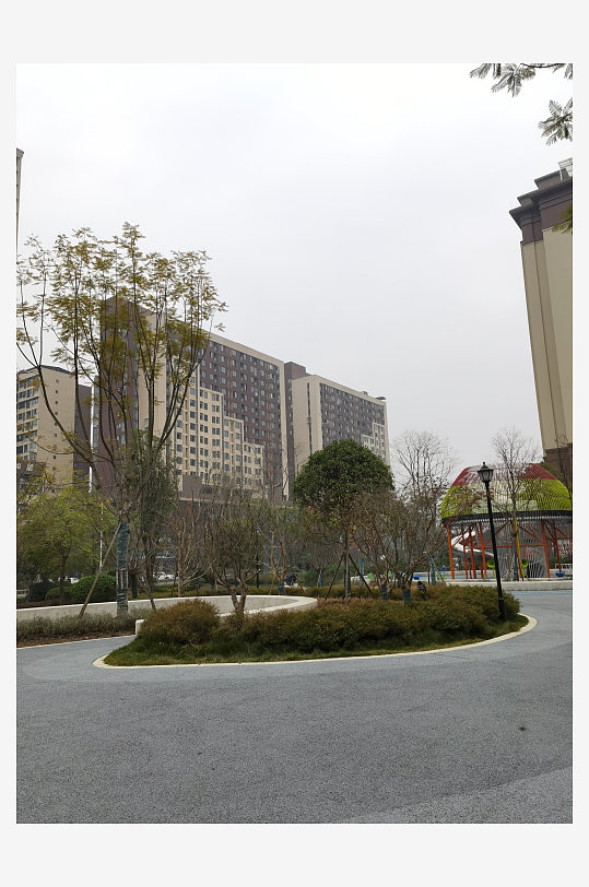 城市小区建筑外观-众图网