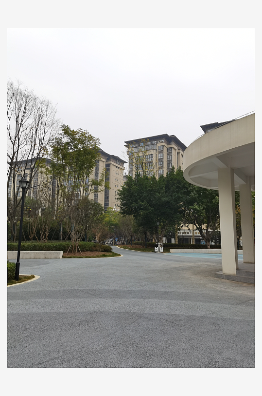 城市小区建筑外观-众图网