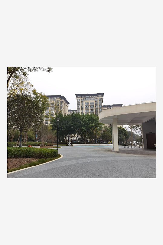 城市小区建筑外观-众图网