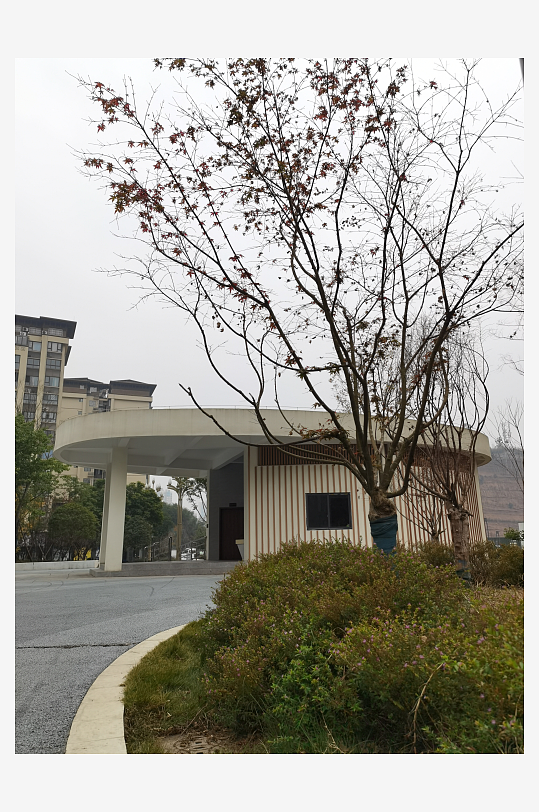 城市小区建筑外观-众图网