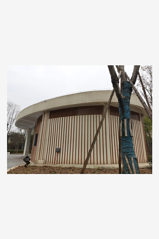 休闲城市小区建筑与绿化环境-众图网