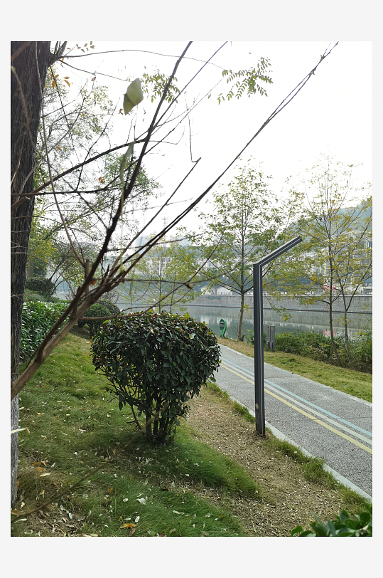 休闲城市小区绿化环境-众图网