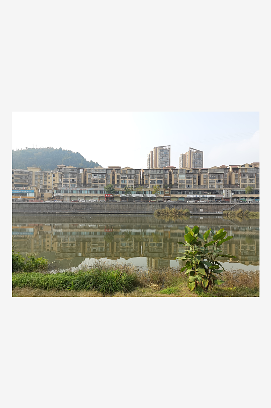 休闲城市小区绿化环境-众图网