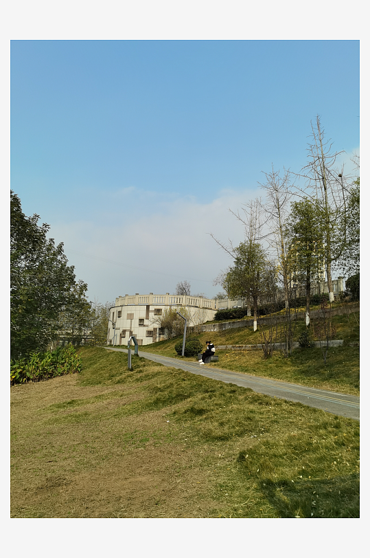 休闲城市小区绿化环境-众图网