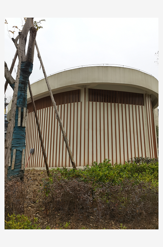 休闲城市小区建筑与绿化环境-众图网