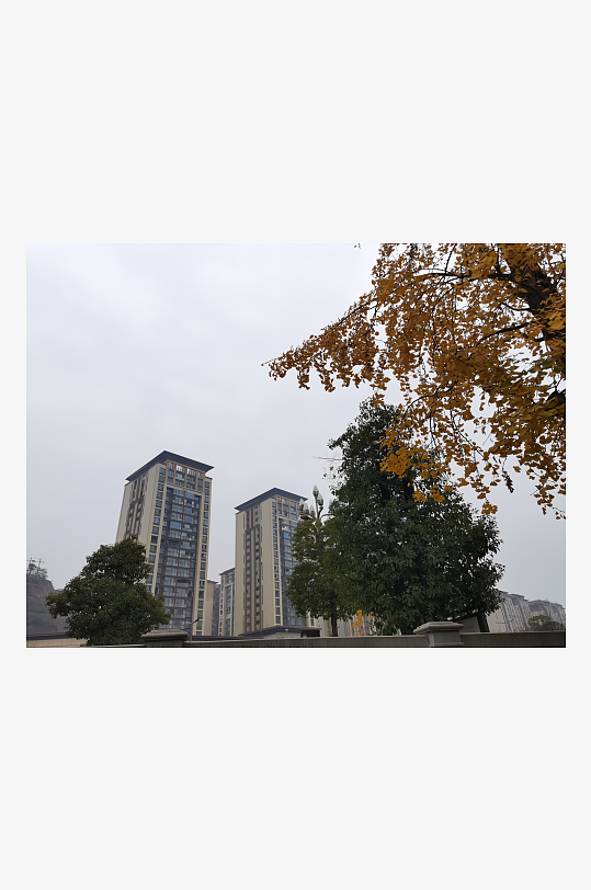 城市户外建筑一角-众图网