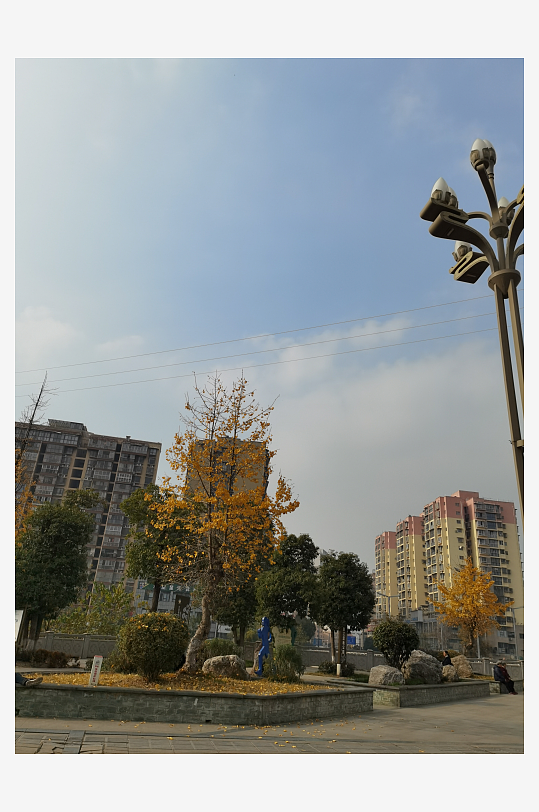 宜居城市户外悠闲场所-众图网