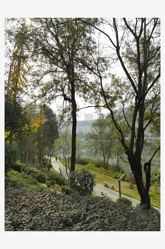 宜居城市户外悠闲场所-众图网